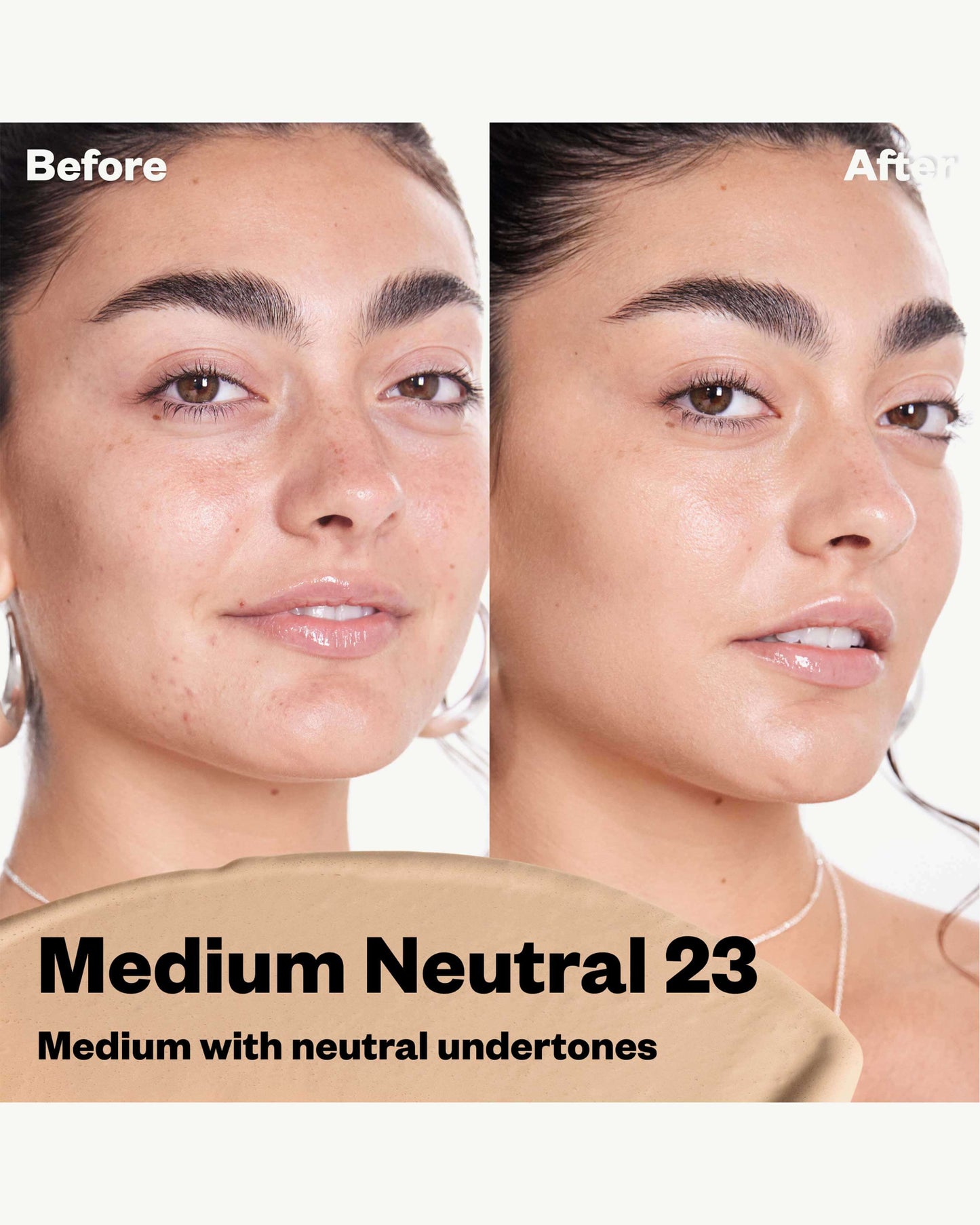 23 N (medium with neutral undertones)