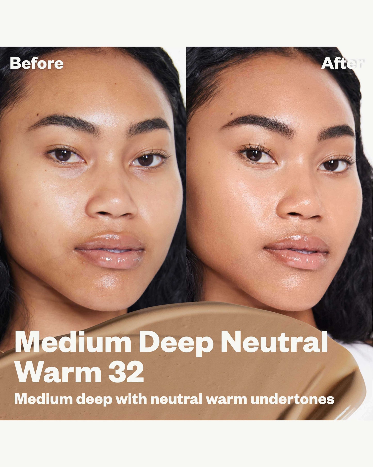 32 NW (medium deep with golden peach undertones)